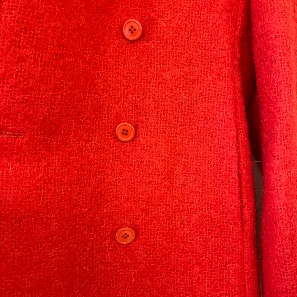 J. Crew Boucle Mohair Lucille Peacoat - Size 8 - Picture 11 of 13